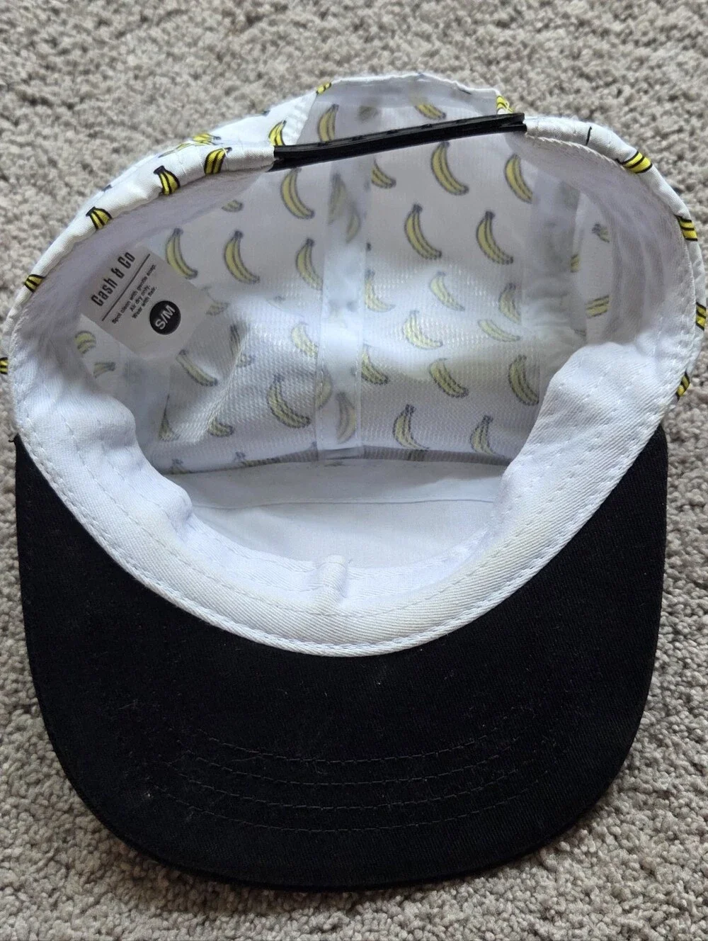 Cash & Co Banana Print 5-Panel Snapback Hat, Toddler S/M (6M-2Y) Pop Art Fun